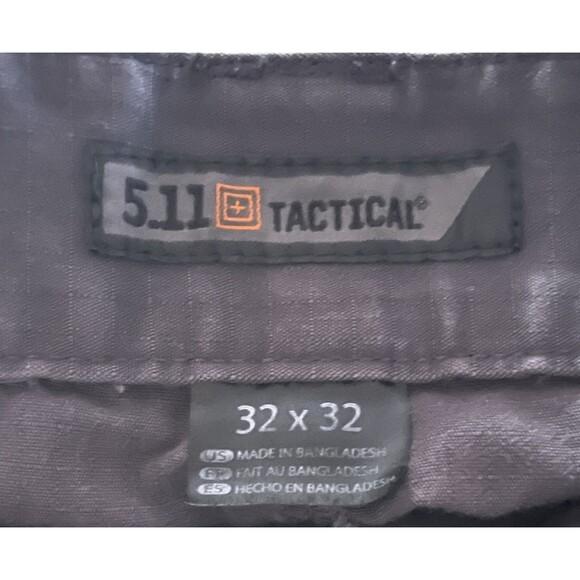 5.11 TACTICAL Charcoal Gray Cargo Ripstop Pants Utility Combat Men's 32x31 - Picture 2 of 8